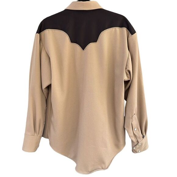 Tru-West Rockmount Ranchwear Vintage Western Shirt Tapered Diamond Snap Size L - Picture 2 of 4